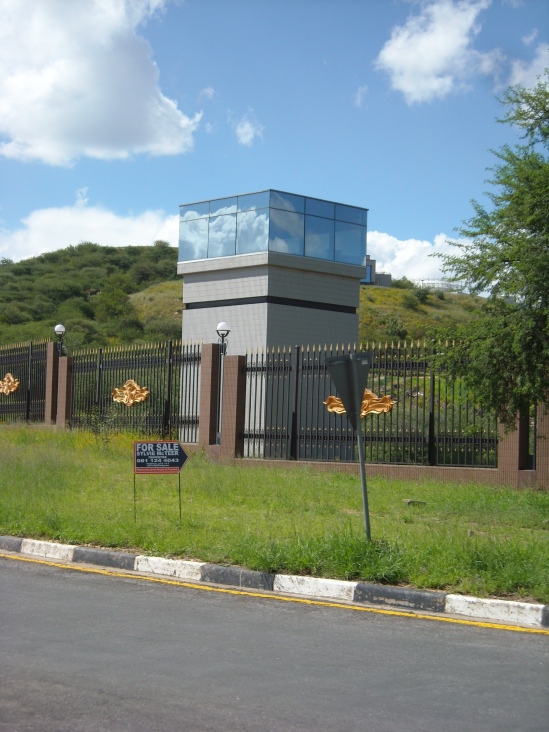 Security towers placed on the perimeter