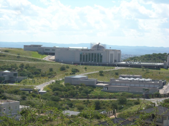 View of the entire 25 ha plot of the new state house